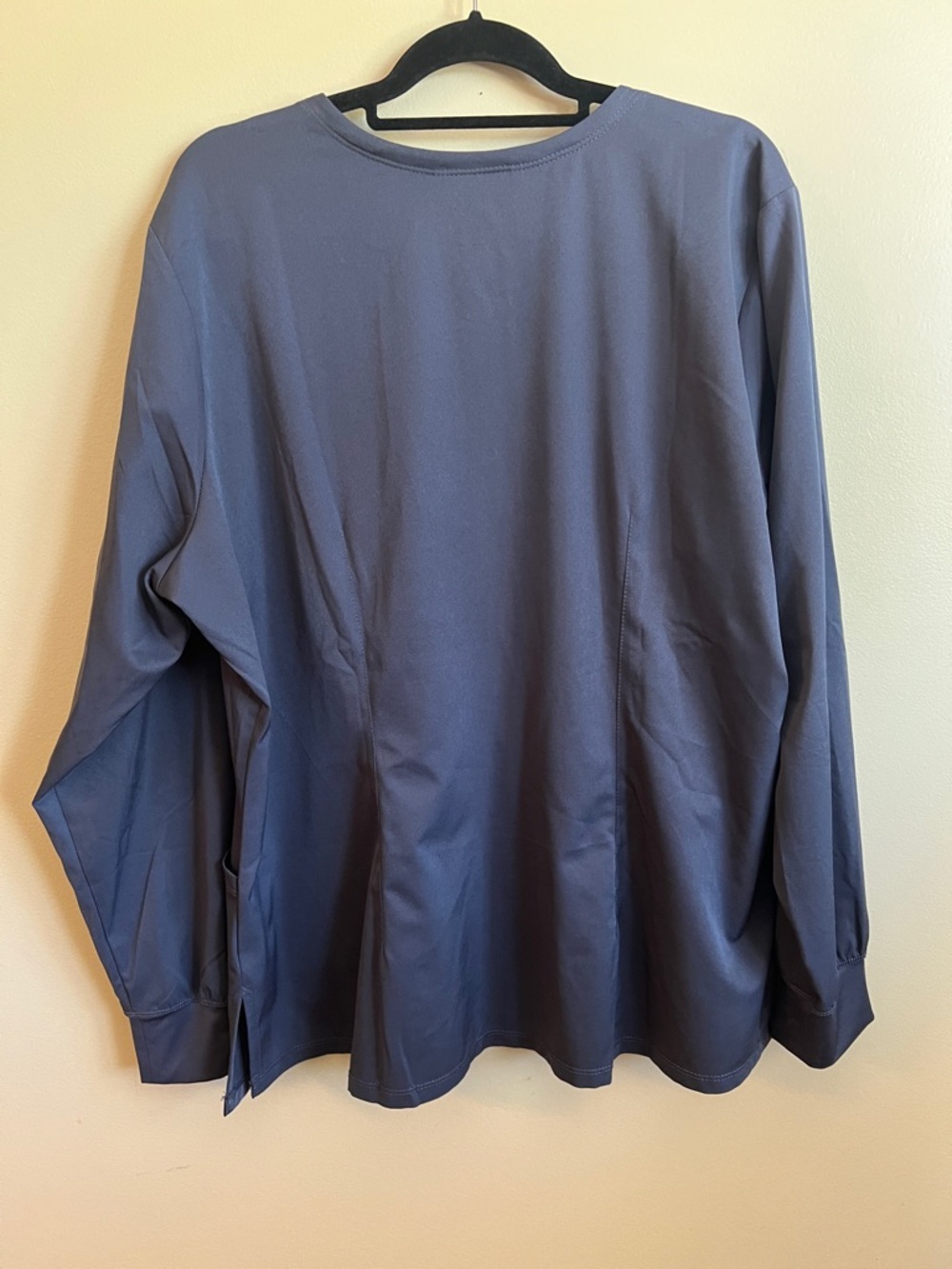 Healing Hands 2X BlueGray Snap Front Scrub Jacket Medical Uniformcomfy soft - Picture 5 of 10